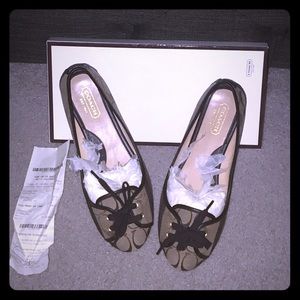 Coach ballerina flat